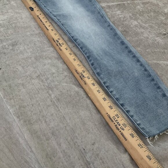 PISTOLA Audrey Raw Hem Distressed Denim Stretch Jeans Size 26 NWT Mid Rise - Picture 9 of 12